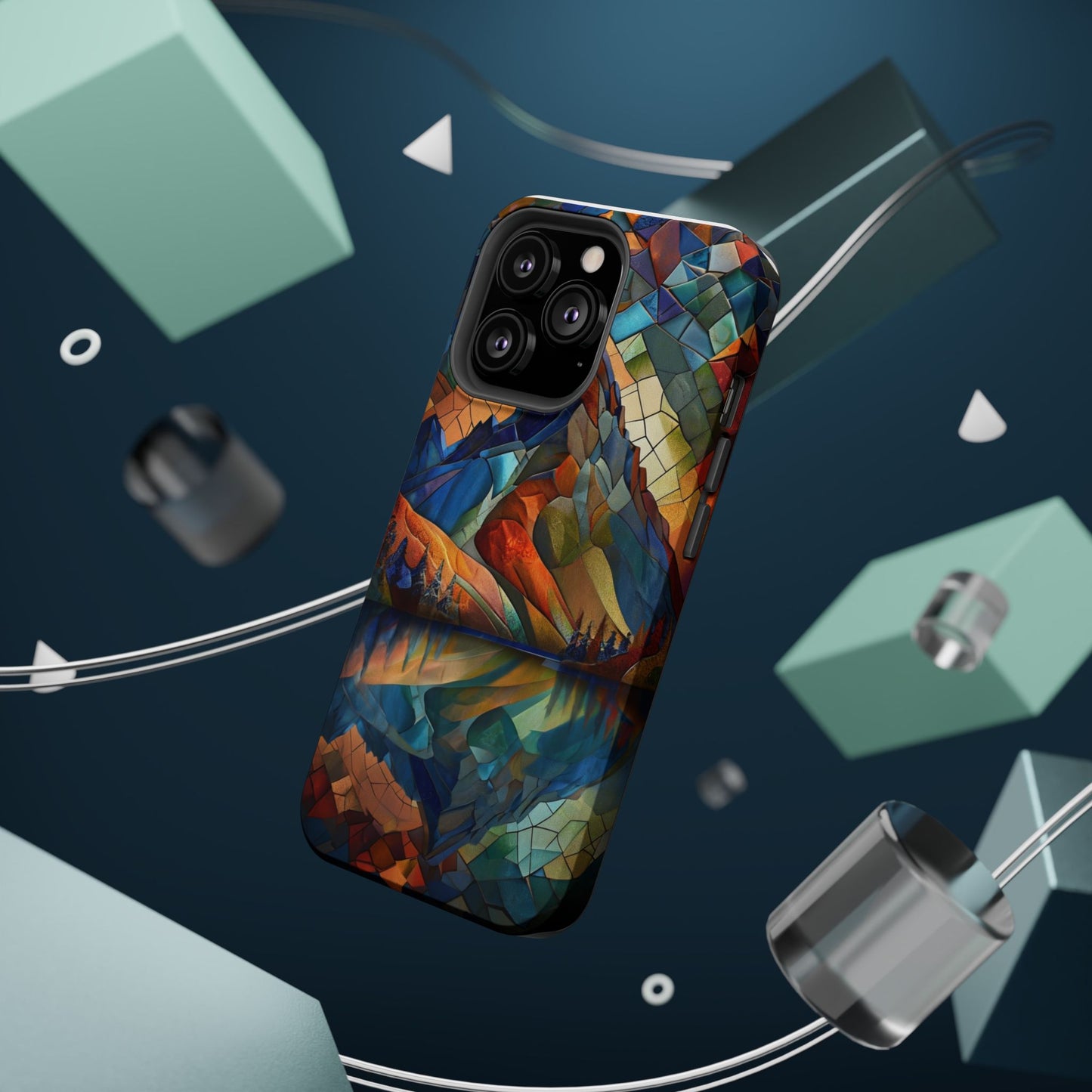 Mountain Mosaic Phone Case