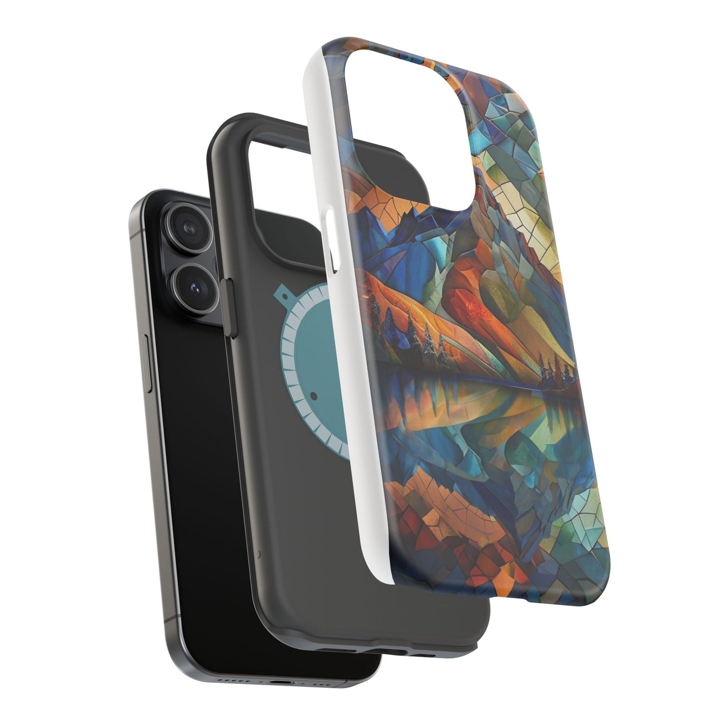Mountain Mosaic Phone Case