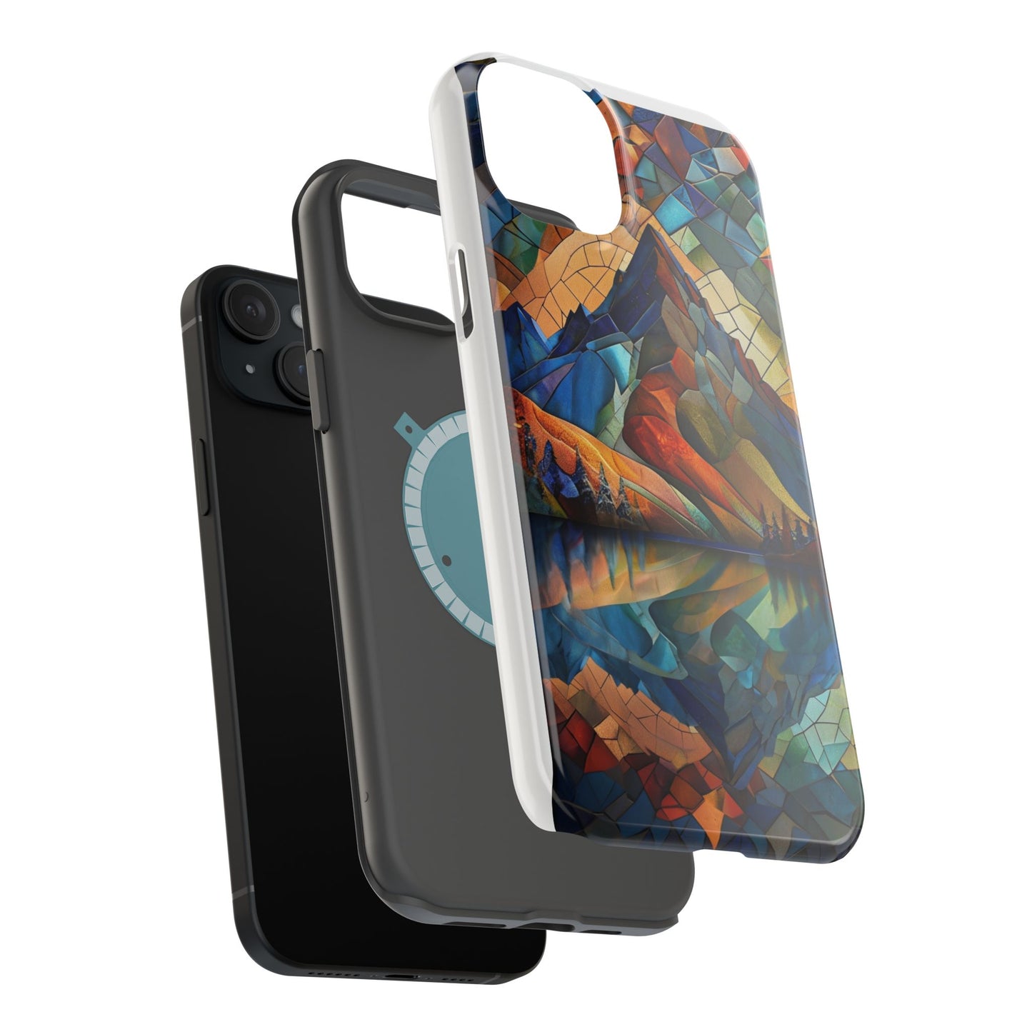 Mountain Mosaic Phone Case