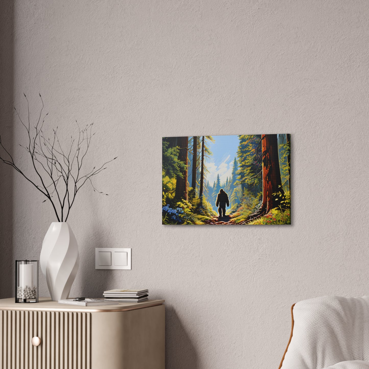 Big Foot Canvas Print