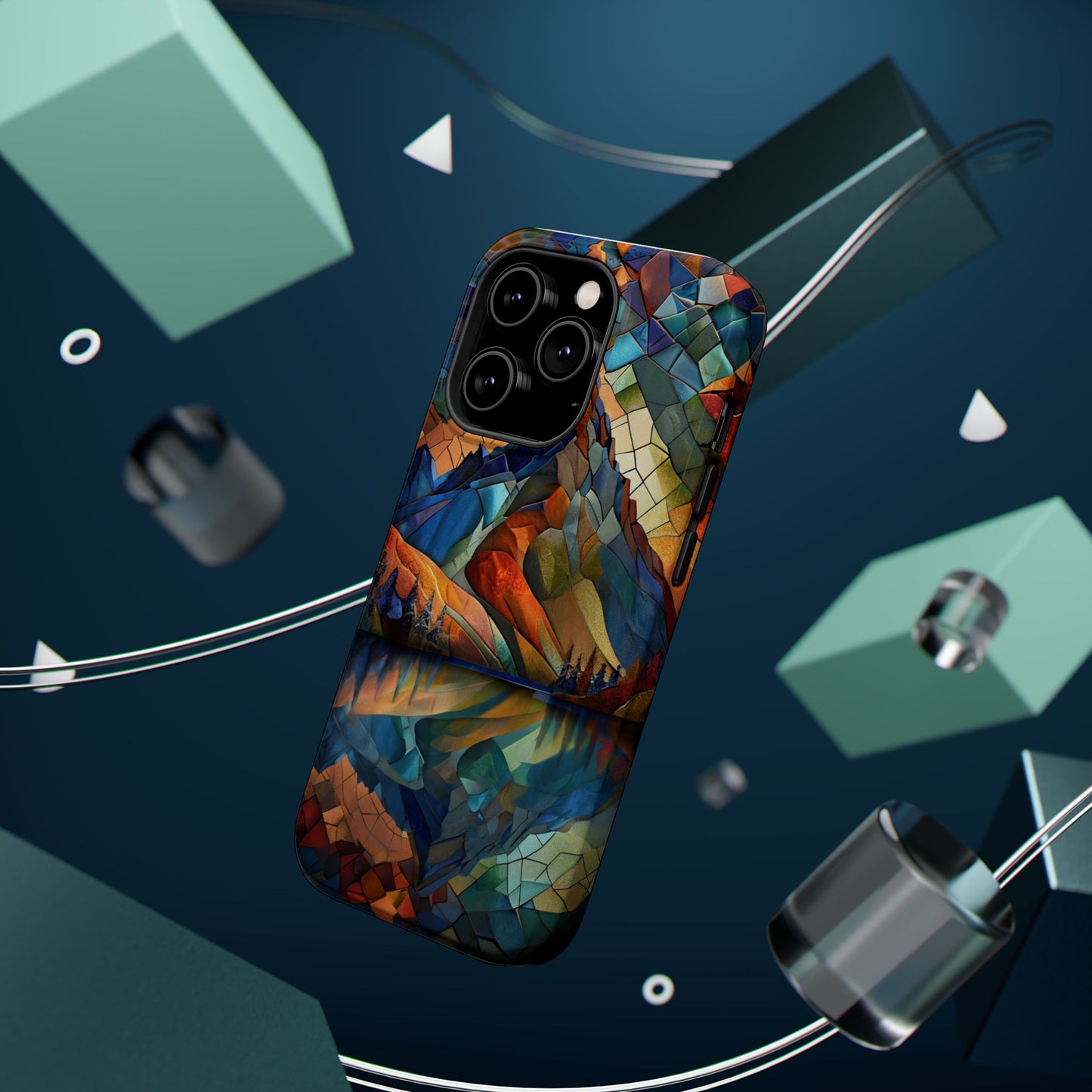 Mountain Mosaic Phone Case