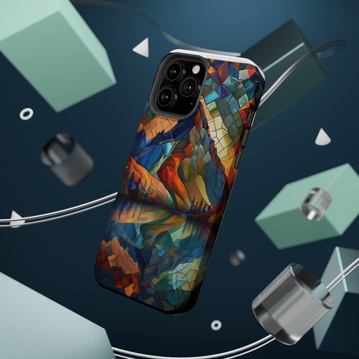 Mountain Mosaic Phone Case