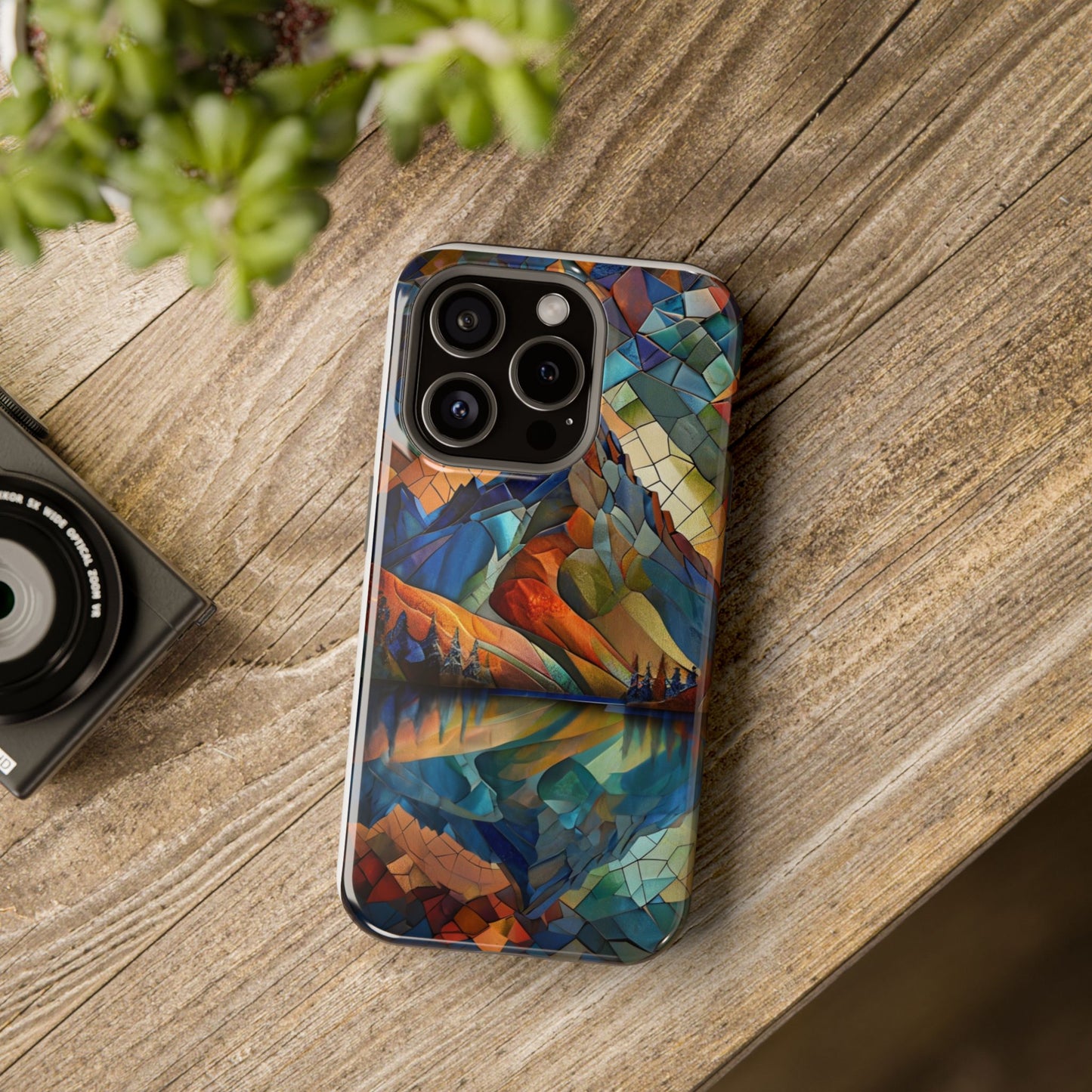 Mountain Mosaic Phone Case