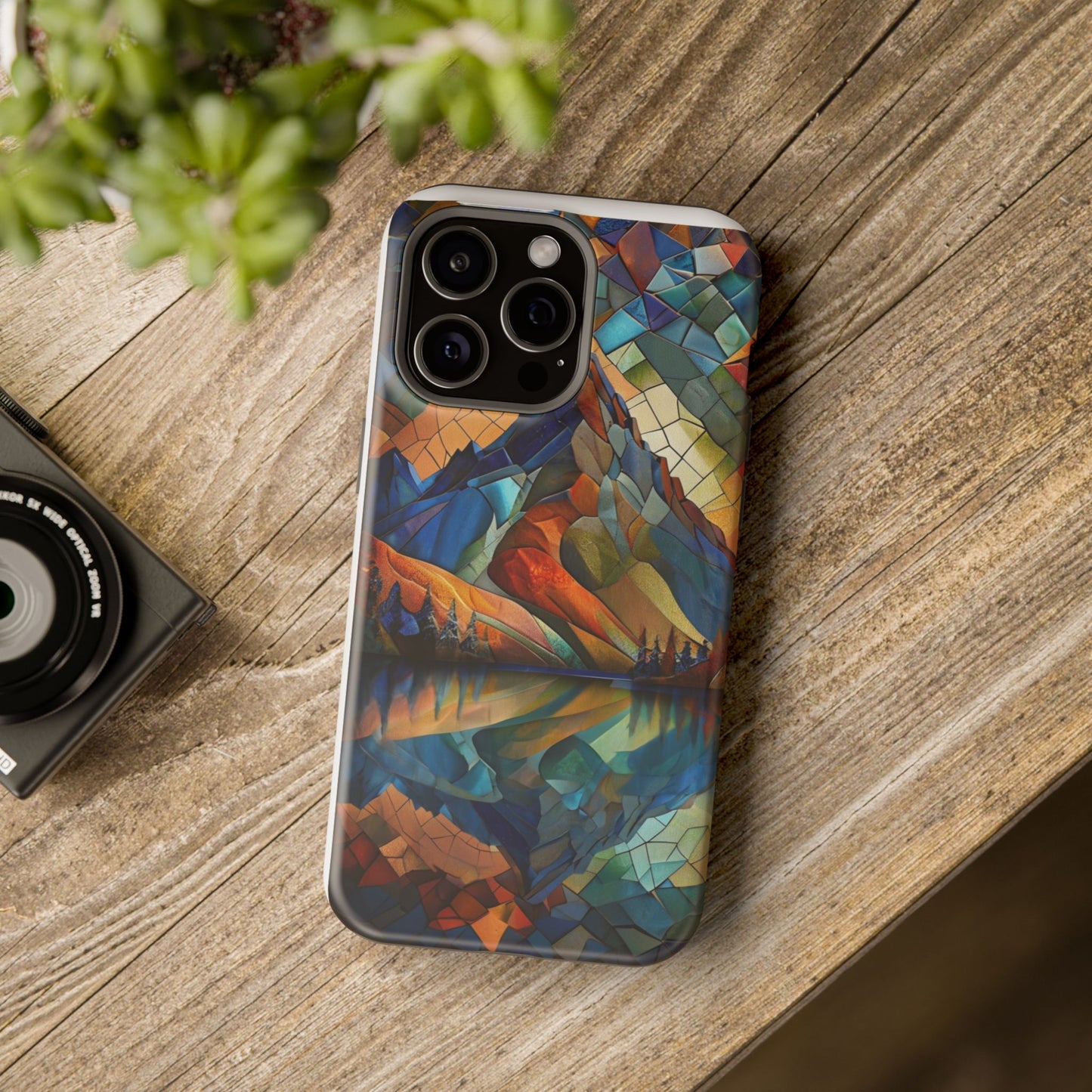 Mountain Mosaic Phone Case