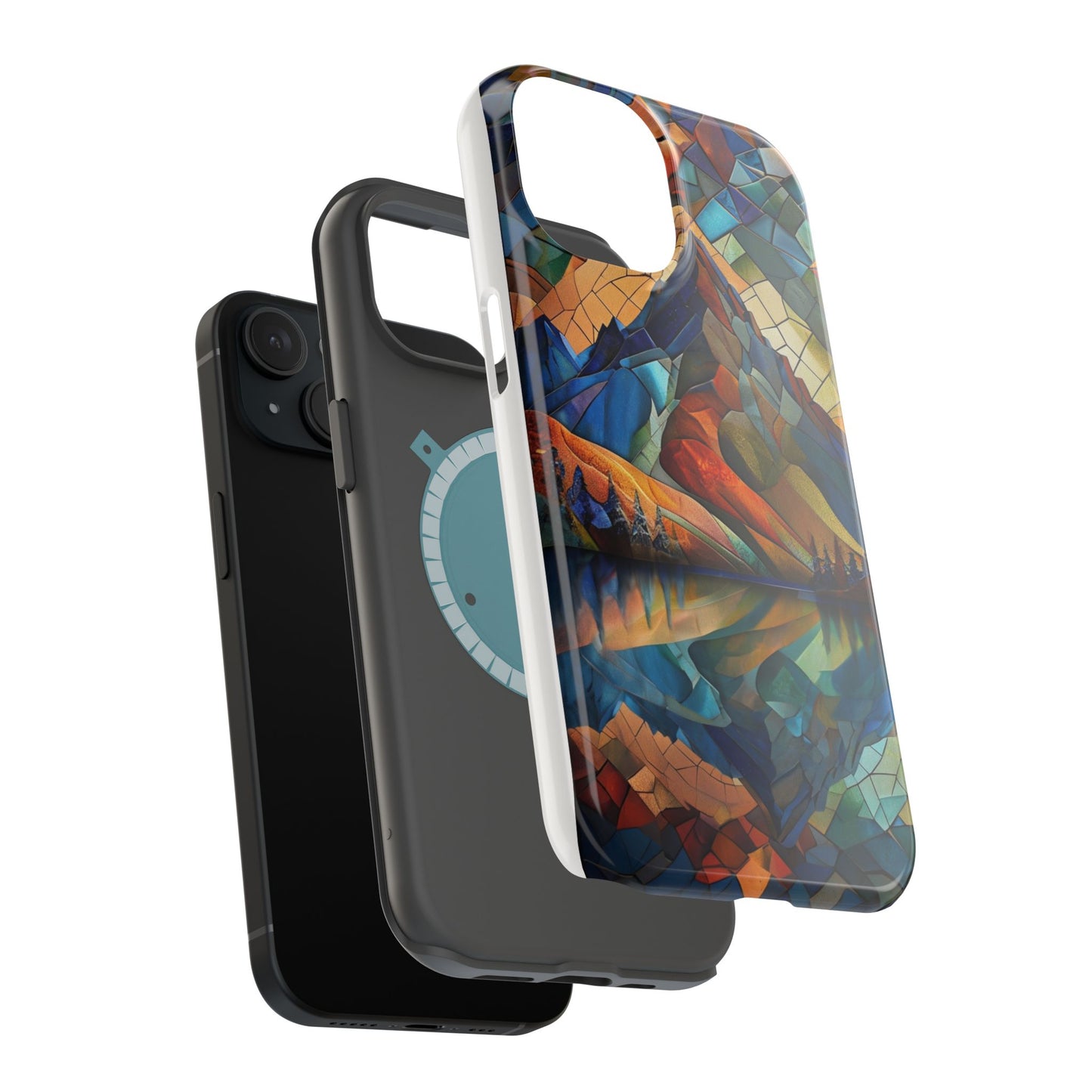 Mountain Mosaic Phone Case