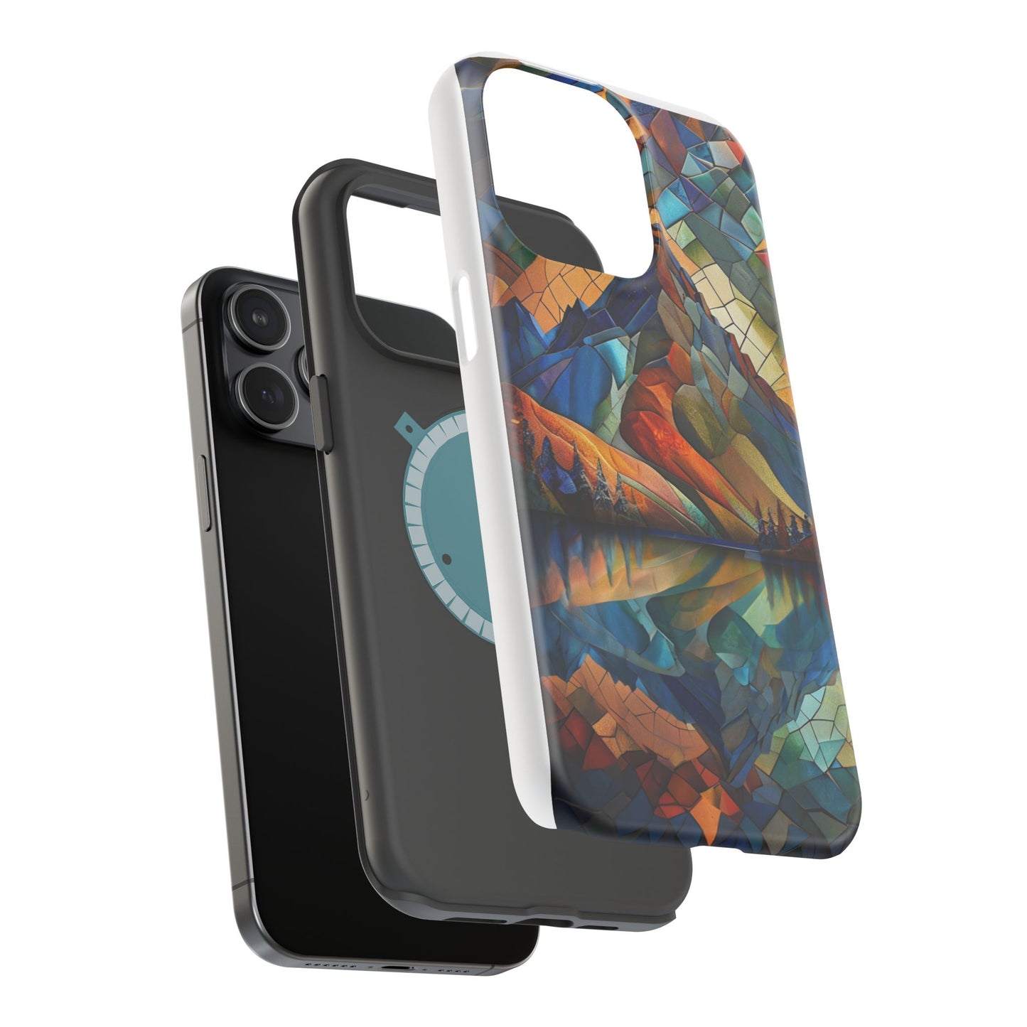 Mountain Mosaic Phone Case