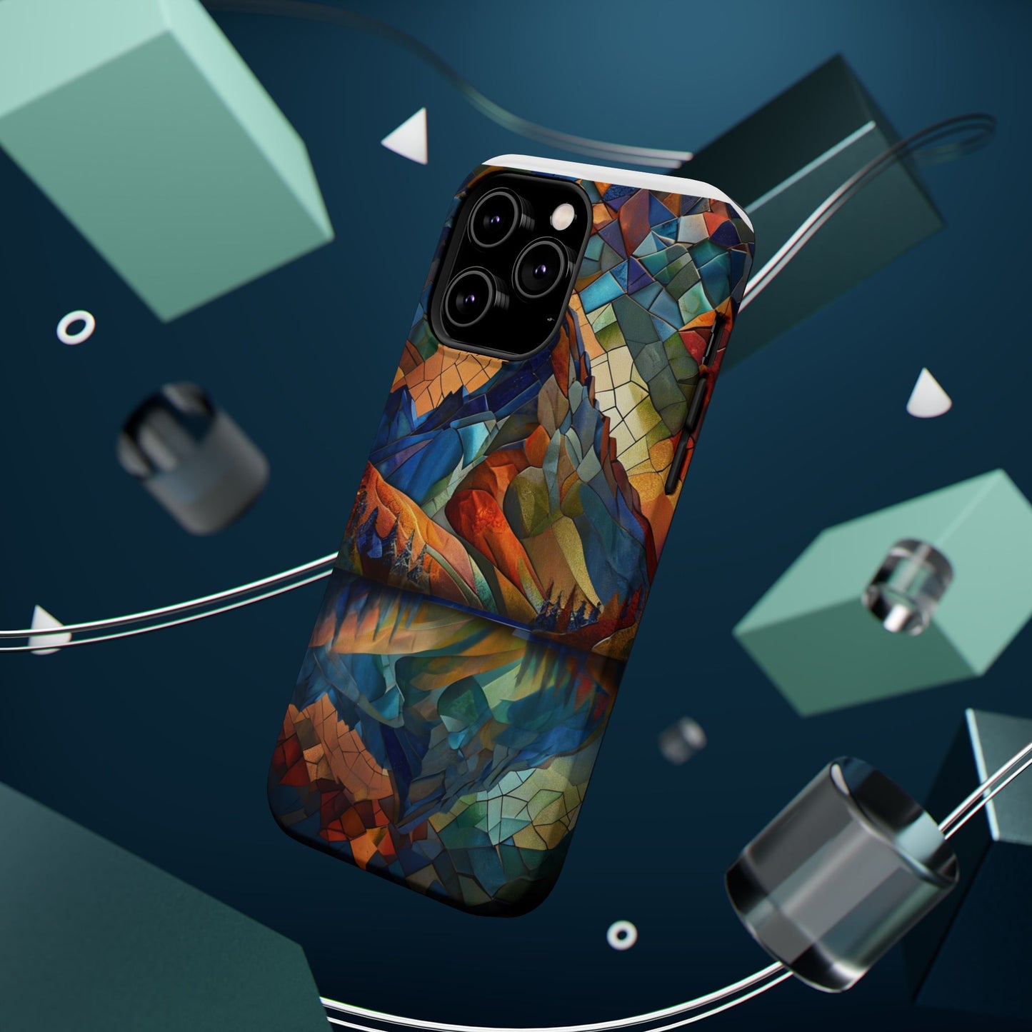 Mountain Mosaic Phone Case