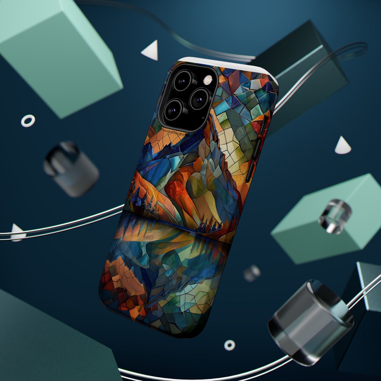 Mountain Mosaic Phone Case
