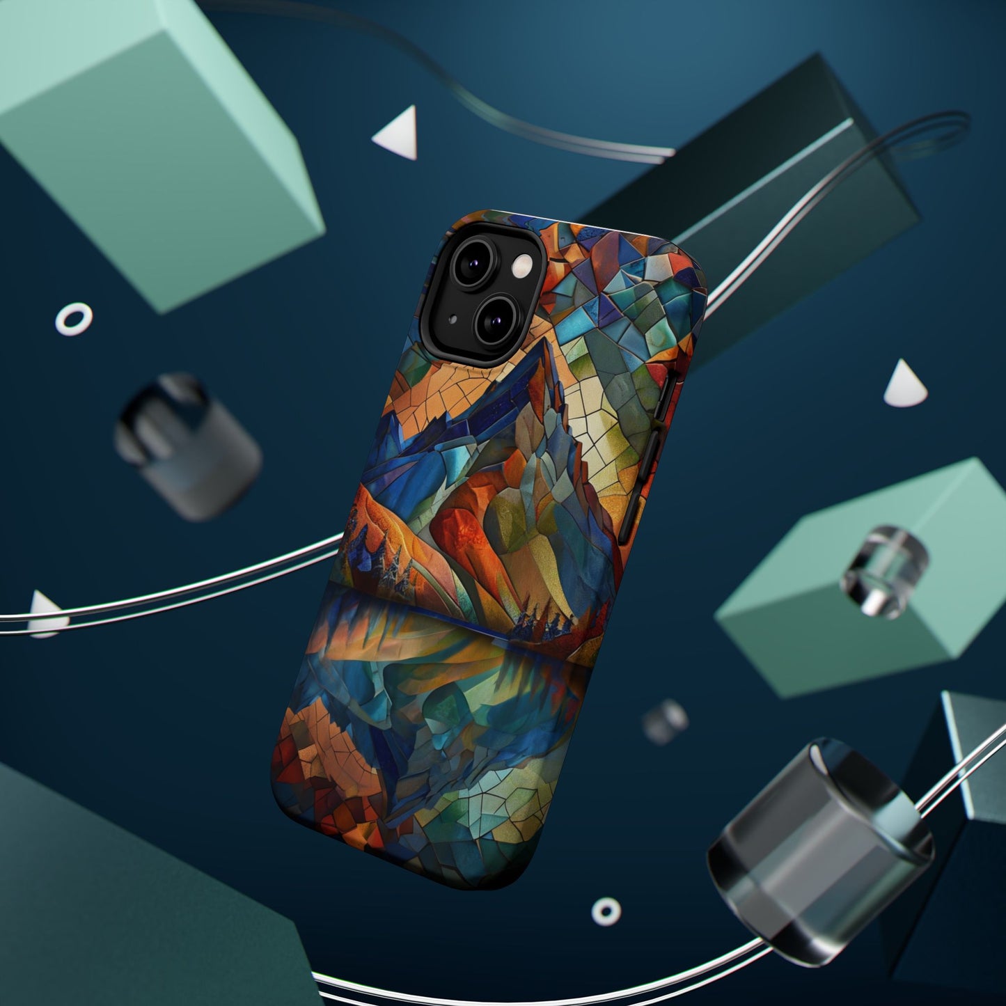 Mountain Mosaic Phone Case