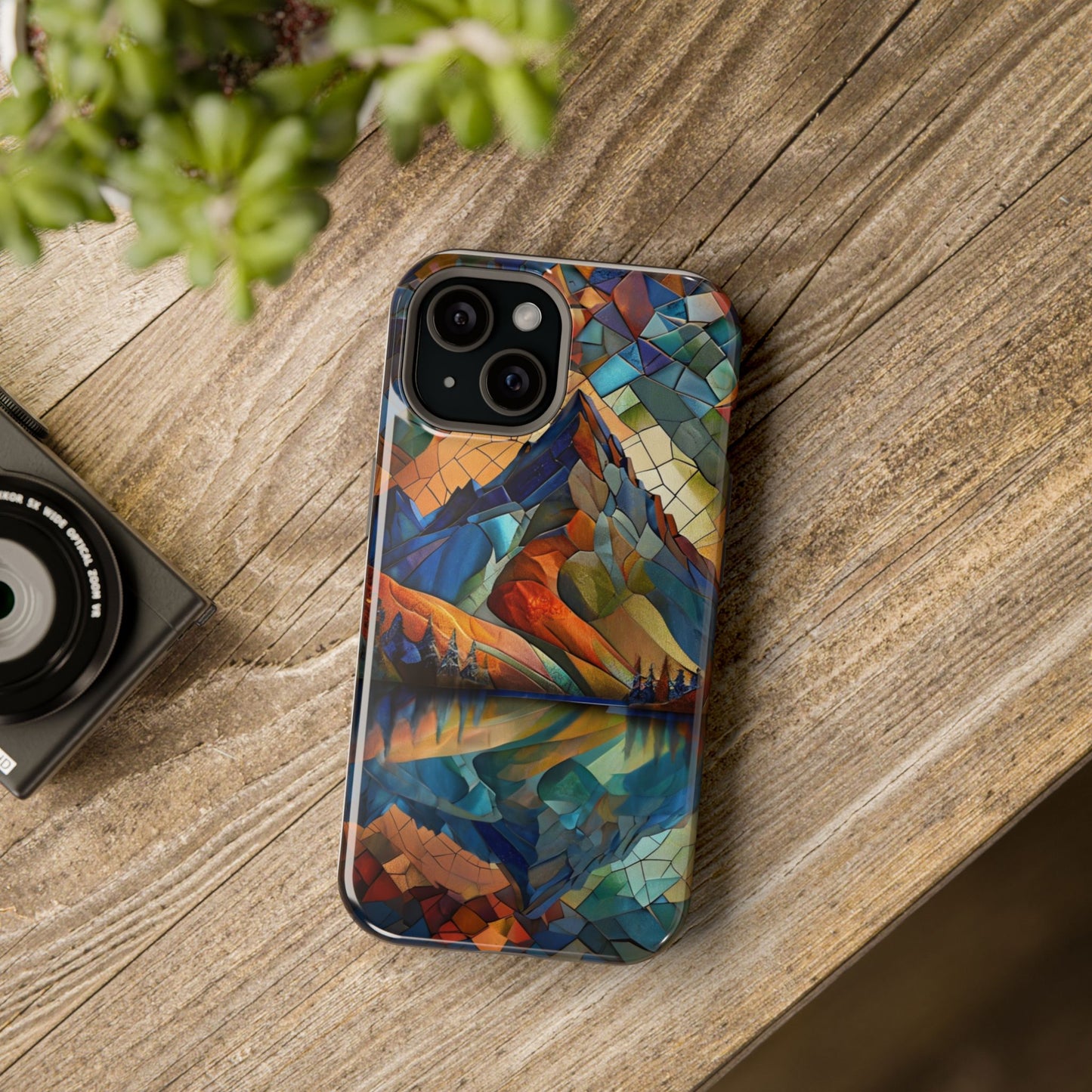 Mountain Mosaic Phone Case