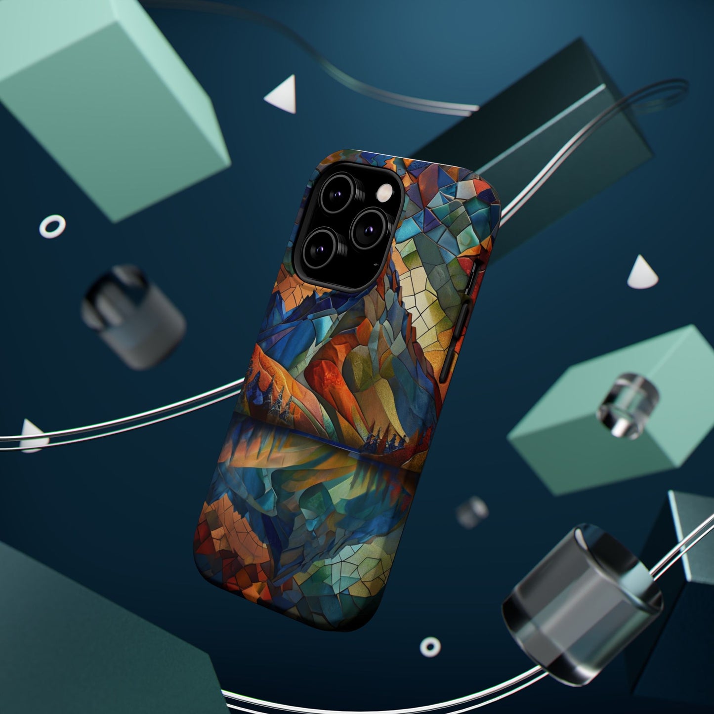 Mountain Mosaic Phone Case