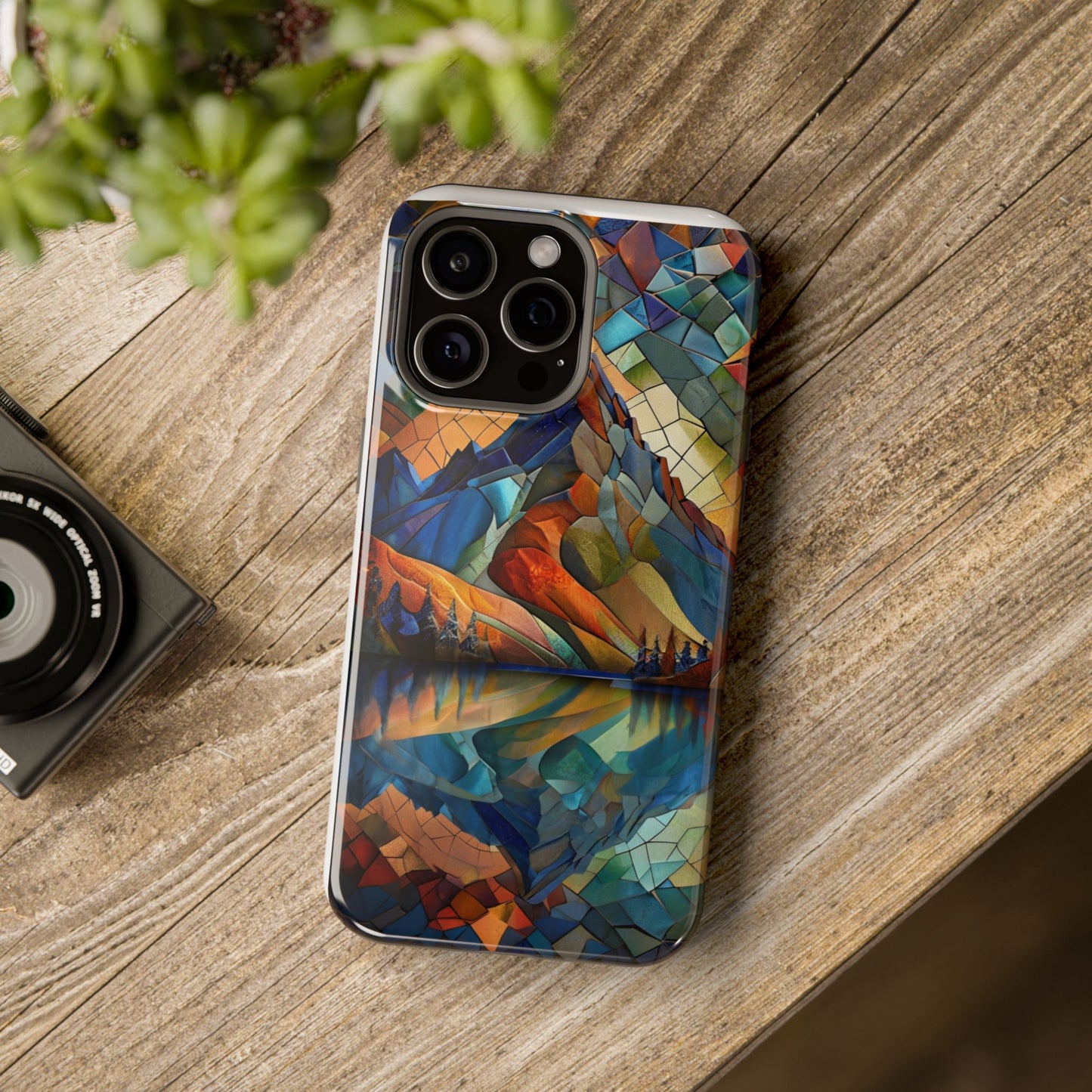 Mountain Mosaic Phone Case