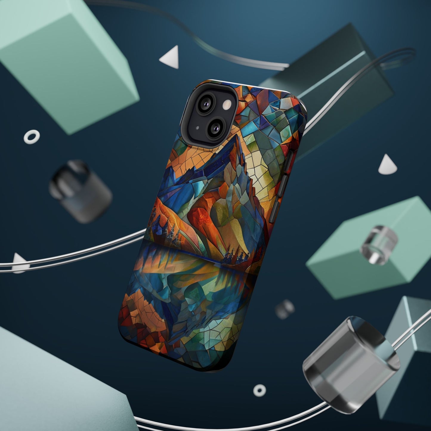 Mountain Mosaic Phone Case
