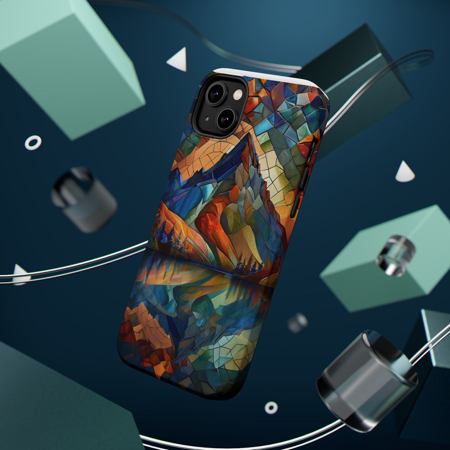 Mountain Mosaic Phone Case