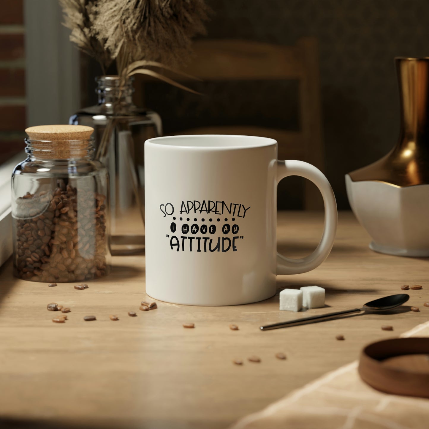 Apparently I have an attitude Coffee Mug