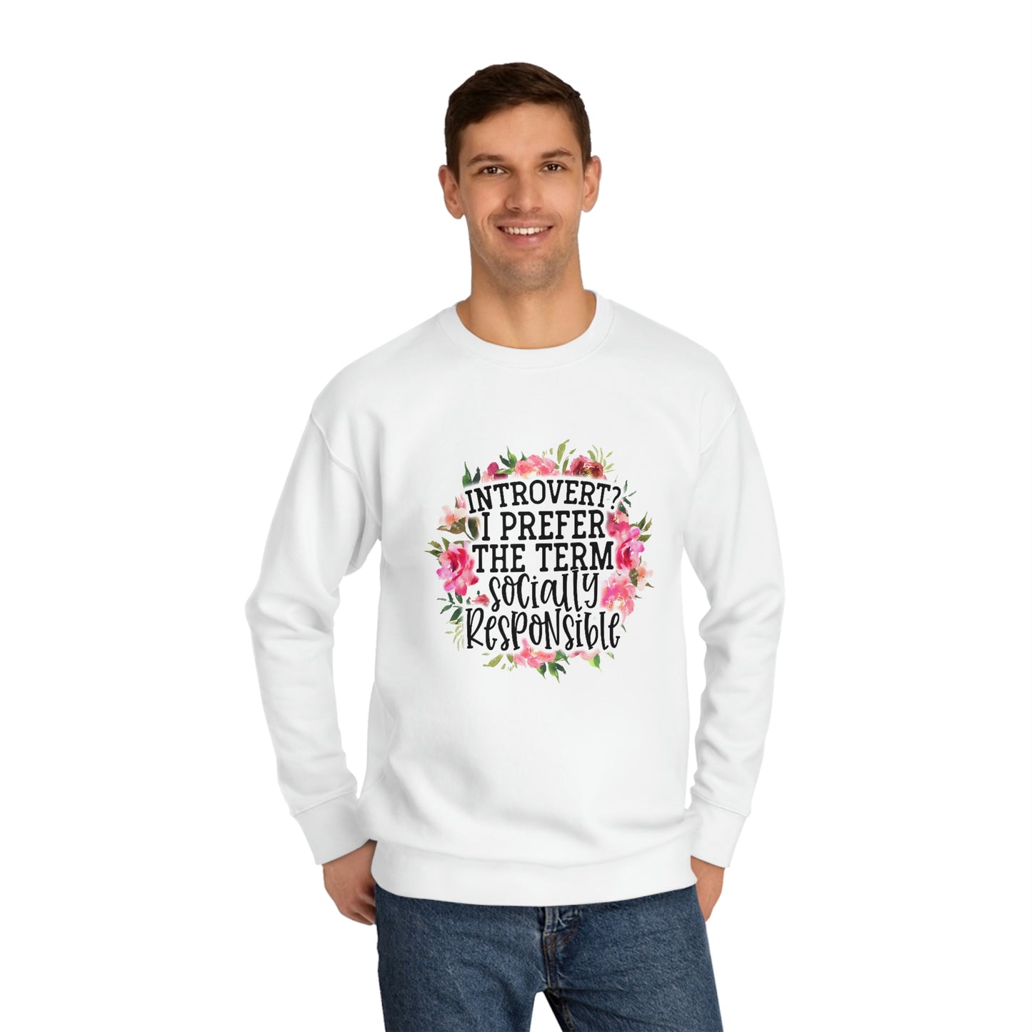 Introvert, I Prefer Crew Sweatshirt