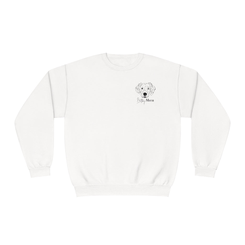 Brittany Spaniel Mom Crewneck Sweatshirt