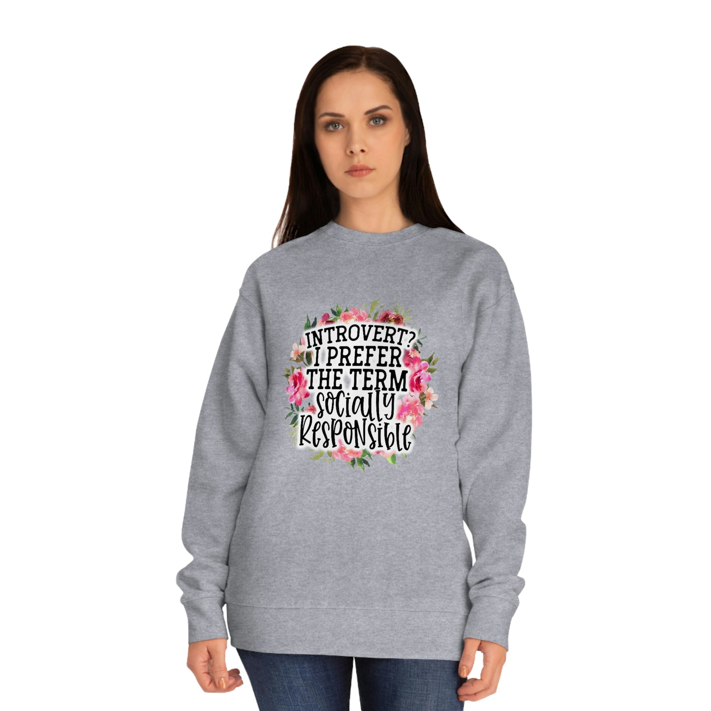 Introvert, I Prefer Crew Sweatshirt
