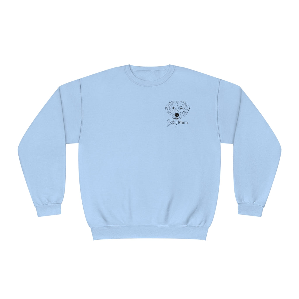 Brittany Spaniel Mom Crewneck Sweatshirt