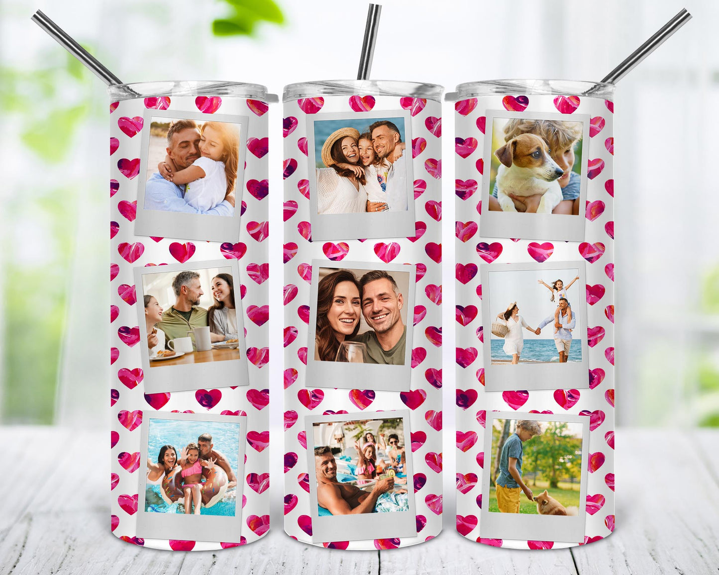 Polaroid Frame Tumblers