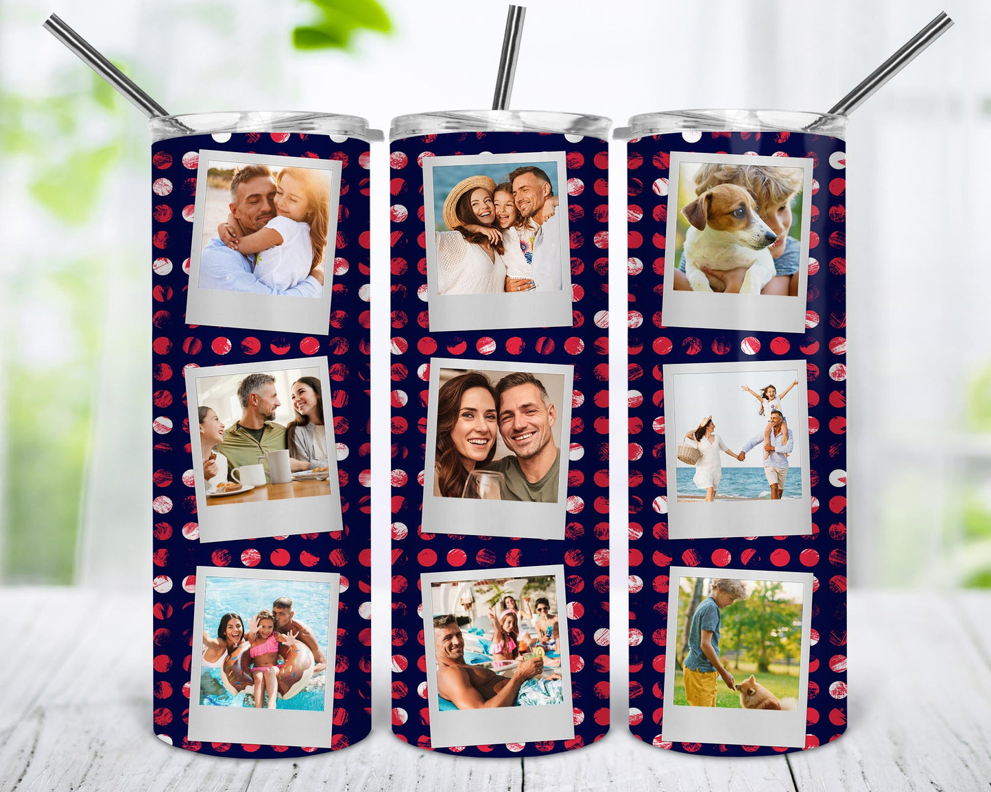 Polaroid Frame Tumblers