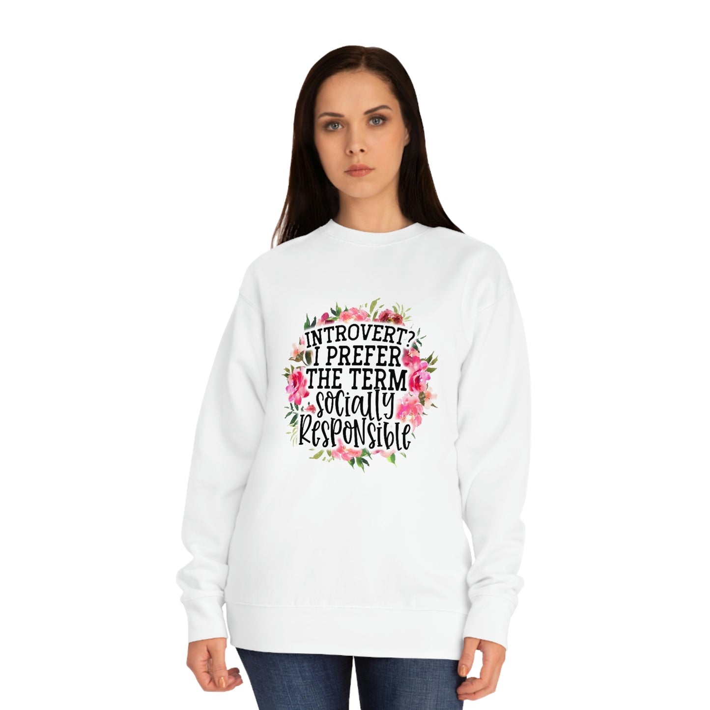 Introvert, I Prefer Crew Sweatshirt