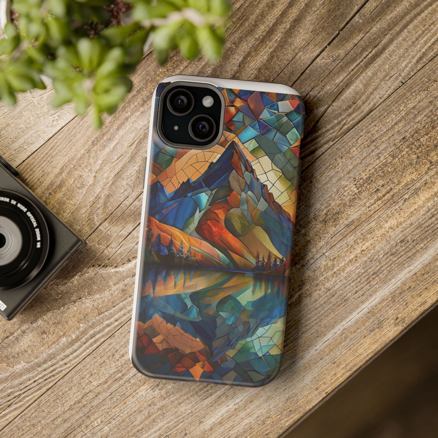 Mountain Mosaic Phone Case