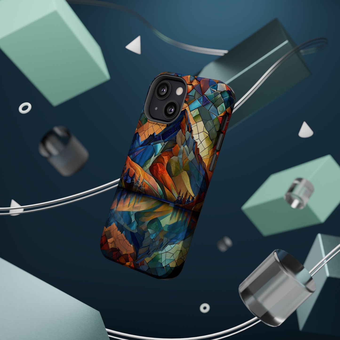 Mountain Mosaic Phone Case