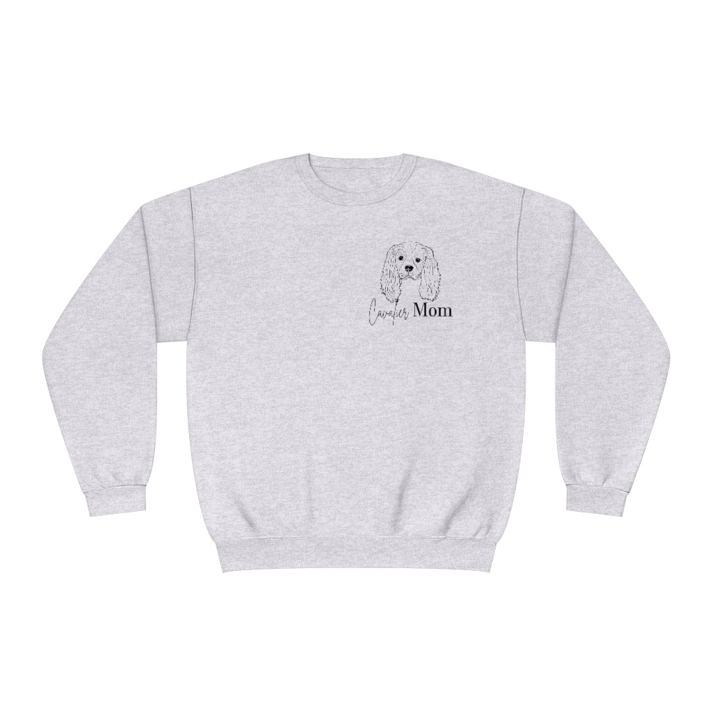 Cavalier Dog Mom Crewneck Sweatshirt