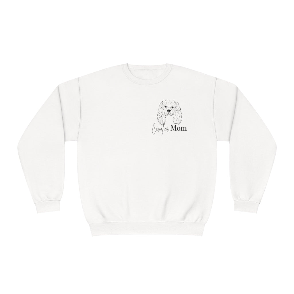 Cavalier Dog Mom Crewneck Sweatshirt