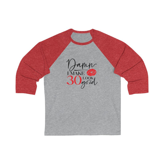 Unisex 3\4 Sleeve Baseball Tee
