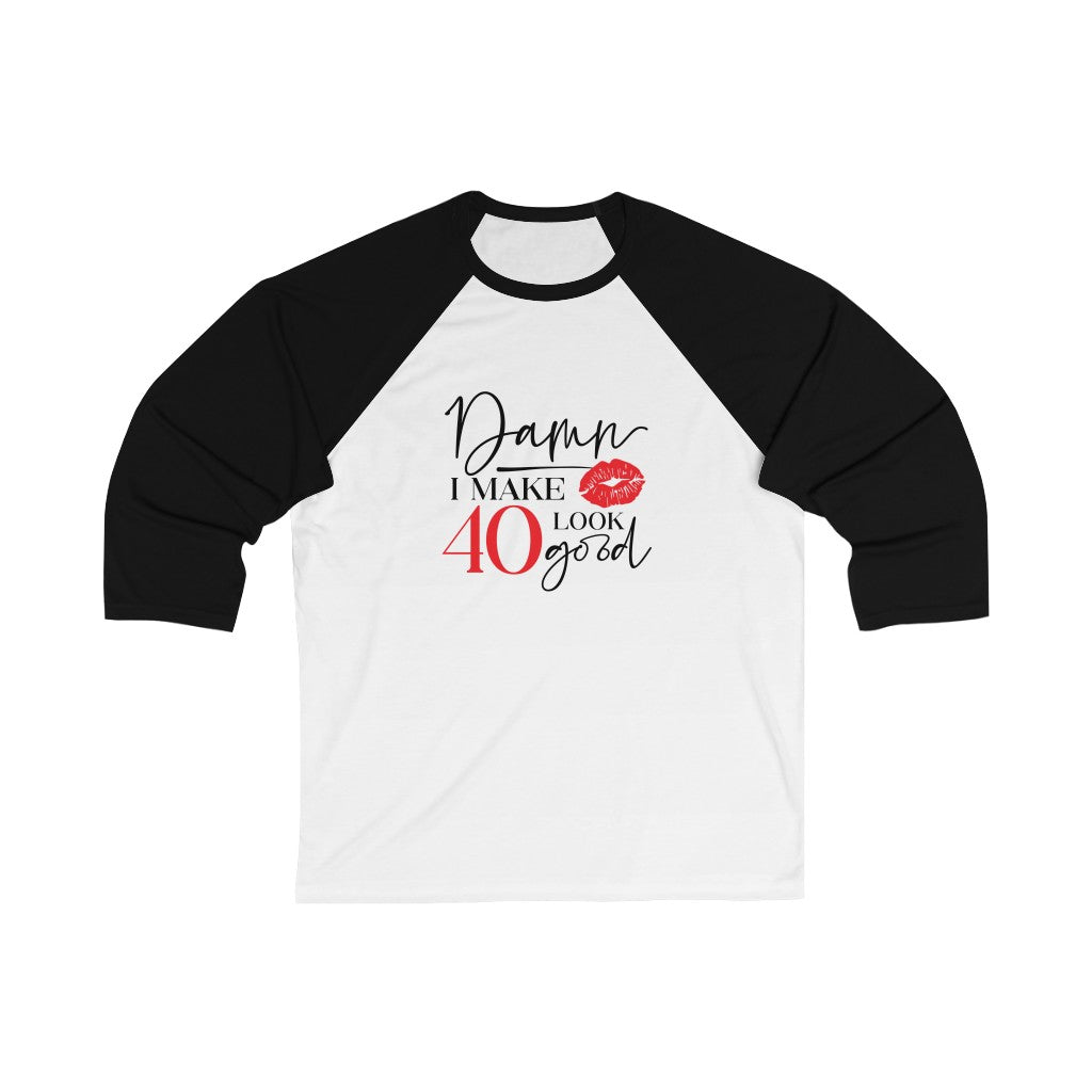 Unisex 3\4 Sleeve Baseball Tee