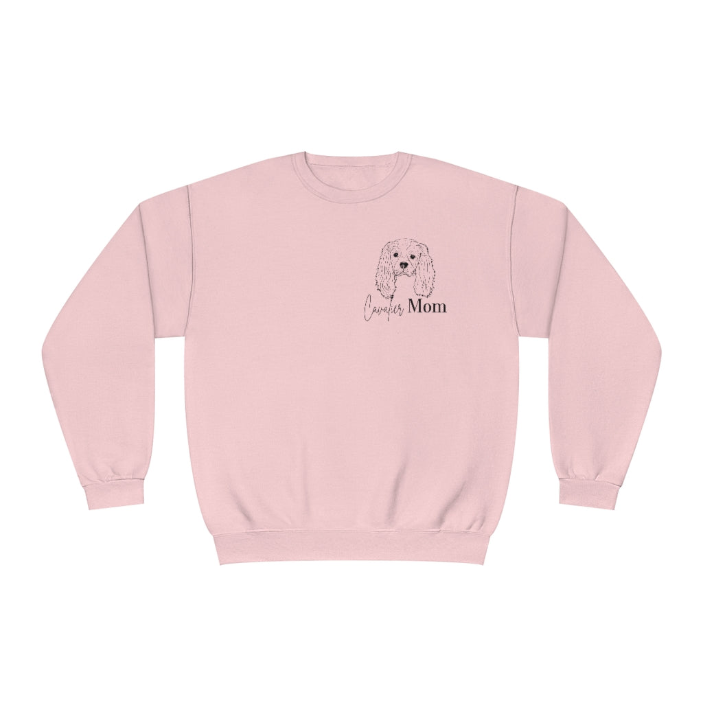 Cavalier Dog Mom Crewneck Sweatshirt