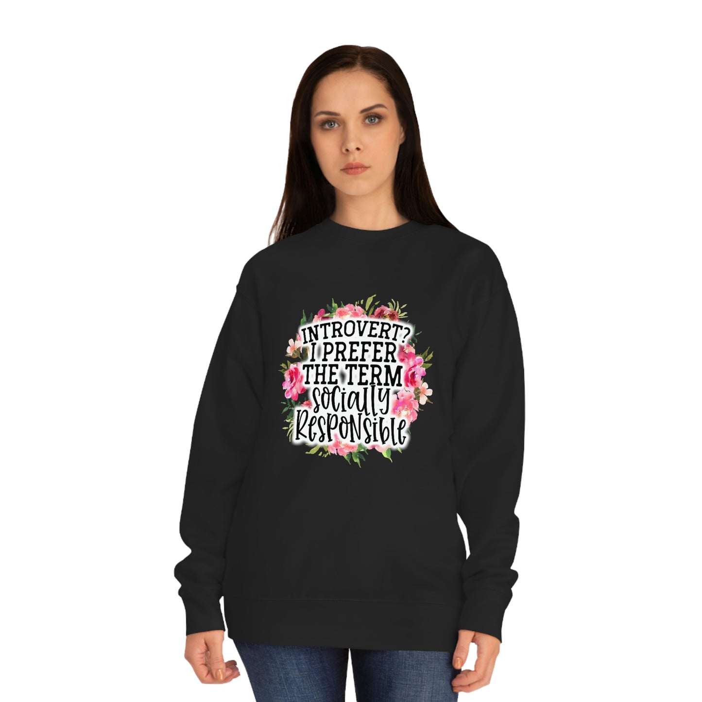 Introvert, I Prefer Crew Sweatshirt