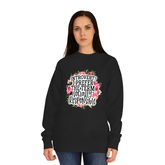 Introvert, I Prefer Crew Sweatshirt
